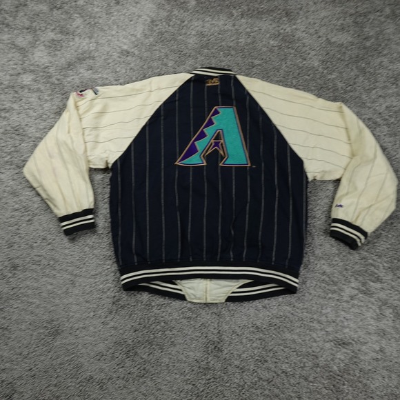 Arizona Diamondbacks Jacket Mens Large Mirage MLB Authentic Reversible Full Zip - Picture 9 of 16